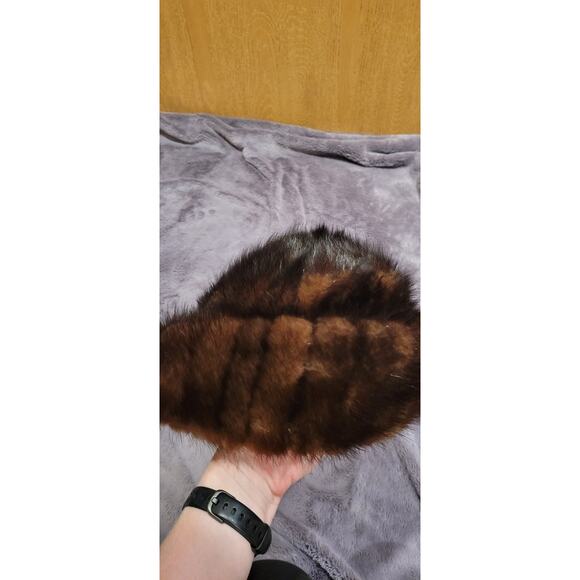 Vintage Adele Claire New York Brown Fur Hat 1960s Real Fur Retro main image 7